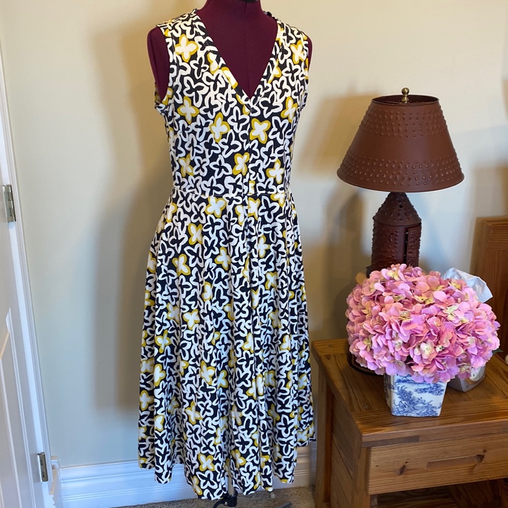 Max & Co Floral Sleeveless Swing Dress